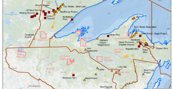 Mining activities and exploration in the Tribal Ceded Territories